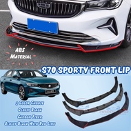 Proton S70 Front Bumper Decoration Sporty Skirt Proton S70 Skirt Car Accessories Decoration Lips