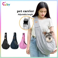 CUBY Reversible Pet Dog Sling Puppy Carrier Hands-free Sling Pet Dog Cat Bag Carrier Soft Comfortabl
