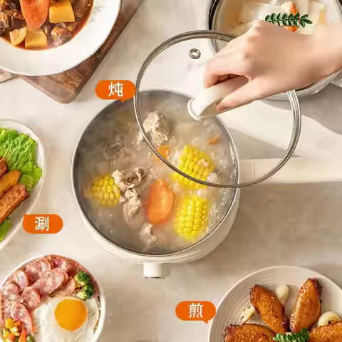 Jiuyang Electric Cooking Multifunctional Small Split Non-stick One Person Small Electric Pot Instant