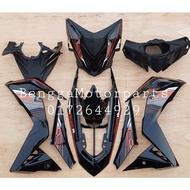 Rs150 V1 & V2 Cover Set Custom Hitam Kilat