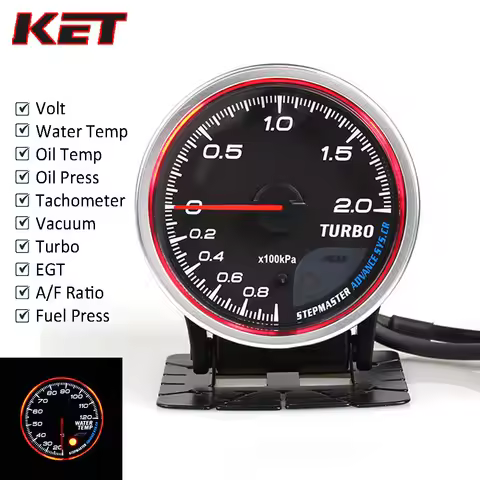 Difi CR Auto Gauge Meter Difi Boost Gauge Water Temp Oil Temp Oil Press Vacuum Fuel Press EXT Temp A