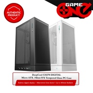 DeepCool CH270 DIGITAL Micro ATX /Mini-ITX Tempered Glass PC Case