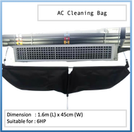 Aircond Cassette Ceiling Type Cleaning Pouch Bag Cover Cleaning Tool Aircond Cover Canvas Aircond Service Servis