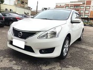 【全額貸】二手車 中古車 2013年 BIG TIIDA 白 1.6 黑內裝 SL規豪華影音