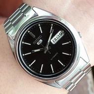 Jam Tangan Original Seiko 5 Vintage Automatic Black Dial 7S26-3040