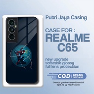 Latest Realme C65 Case Spider01 Casing Realme C65 Softcase Hardcase Glossy Kesing Realme Putri JAYA 