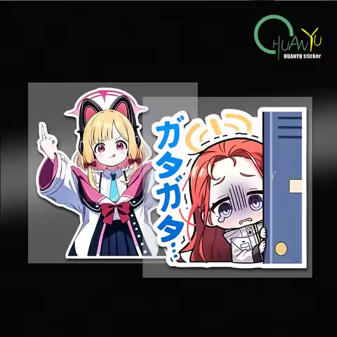 Blue Archive car sticker; Blue Archive 2D peripheral sticker; PVC sticker; cartoon anime motorcycle 