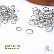 Jump Ring O Double - Jump Ring O Round Connector DIY Craft Material