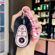 Trend Mall For Mercedes-Benz 3 Buttons Car Remote Key Case For Mercedes-Benz A C E S GLA GLB GLC GLE