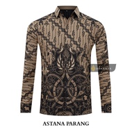 KEMEJA Original Batik Shirt With ASTANAPARANG Motif, Men's Batik Shirt For Men, Slimfit, Full Layer, Long Sleeve, Short Sleeve, Original Original