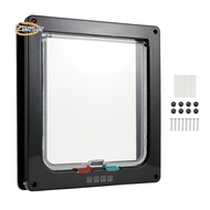 【caesarA8】ABS Plastic Flap Door Dog for Cat Gate XL Size Perfect Fit for Cat& Puppy Safety