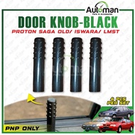 Proton Saga Iswara LMST Car Door Knob Handle Lock Pin Black Replacement Spare Part