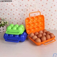 LINDW99NX 6/12 Grid Egg Storage Box Plastic Folding Organizer Organizer  Egg Tray