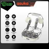 DMES DE7 True Wireless Earbuds Bluetooth 5.3 TWS Sports Gaming Earbuds with Transparency Casing - 2 