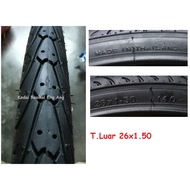 26x1.50 tayar luar Thailand sesuai untuk basikal size 26"