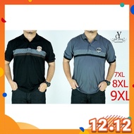 CY 3476 PLUS SIZE MAN CASUAL POLO COLAR SHIRT BIG SIZE / SHIRT COLAR SIZE BESAR 3XL 4XL 5XL 6XL 7XL