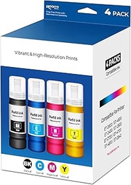 522 Ink Refill Bottles Replacement for ET-2800 ET-2400 ET-4800 522 Ink Bottles for Eco tank ET2800 E