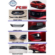 HONDA CITY GN2 2020 2021 RS FRONT BUMPER GRILL / FRONT LOWER GRILL / REAR DIFFUSER / FOG LAMP COVER