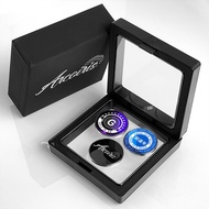 Golf mark Metal Ball mark Unique Customized golf Hat Clip mark Gift Box (3 Pieces mark+3 Hat Clips) 