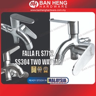 FALLA STAINLESS STEEL TWO WALL BIB TAP / STAINLESS STEEL TWO WAY WATER BIB TAP / KEPALA PAIP AIR CAB