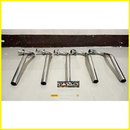 ♞ ✗ ✉ STAINLESS STOCK ELBOW WAVE125 /WAVE110/XRM125/DASH110/RS125/RUSI125