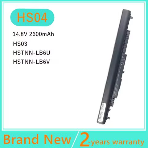 14.8V Bttery For Pavilion 14-ac0XX 15-ac0XX HS03 HSTNN-LB6V HS04 HSTNN-LB6U Laptop Battery for HP 24