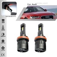 2PCS H15 LED bulbs White Canbus LED High Beam with DRL For Audi A1 8X1 A3 A5 A6 Q7 Porsche Macan Rep