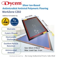 Dycem Workzone CZ02 Decontamination Control Flooring / Washable Sticky Mat