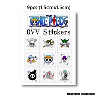 CVV One Piece Hologram Cover sticker for ATM Card Protection | Holographic CVV Anti-Theft sticker