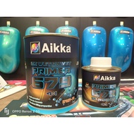 Aikka AK679 2K Epoxy Primer / Wet On Wet Primer / Surfacer Primer / Grey Colour 4:1 / DIY Besi baru dan lama Motor / Ker