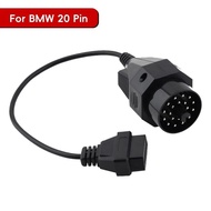 1PC OBD To OBD2 Adapter for BMW 20pin to OBD2 16PIN Female Connector e36 e39 X5 Z3 for BMW All 20 pi