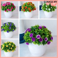 [SUNAGE]Artificial Bonsai Fake Plant Flower Potted Plant Home Bedroom Garden Decorative