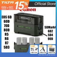 TILTA LP-E6NH / E6P Camera Battery Charger Case Set 4 Channel 2400mAh Camera Battery for Canon EOS 6