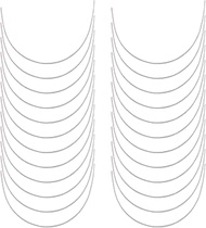 12 Pairs Stainless Steel Bra Underwire, A to E Replacement Cup, Bra Accessories, Bra Underwire Witho