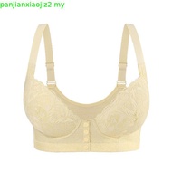 Ready stock underwire bra plus size A-G cup 38-52 adjustable shoulder straps lace front button under