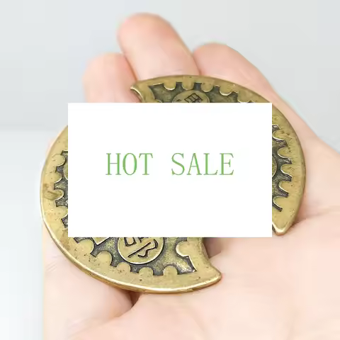 Chinese Nanbu Taoist Feng Shui Copper Coin - Ancient Emperor Commemorative Money Amulet