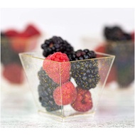 {M'SIA READYSTOCK} Tableware Four Cornes Dessert Glitter Gold Powder Simple Mangkuk Empat Bucu Deser