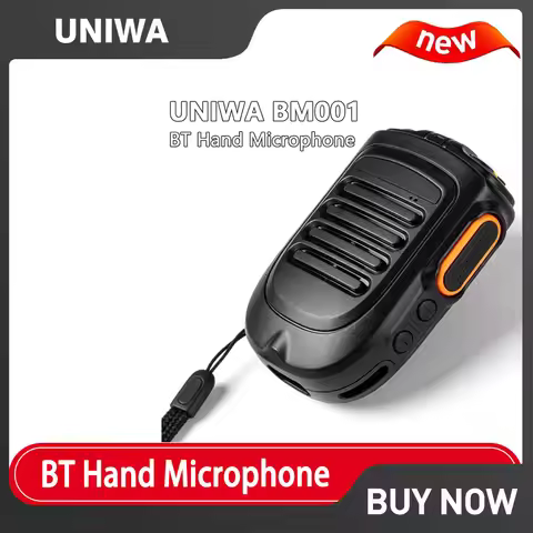 UNIWA BM001 Zello Walkie Talkie Zello SOS Zello PTT Button 2000mAh POC Handheld Wireless BT Micropho