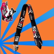 Anime JDM Bride Girl Car Keychain Lanyard Long Key Ring Chain JDM Culture Work card posts Keyring