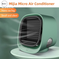 Pur พัดลมปรับอากาศ "Ready Stock" Xiaomi Mini Cooling Fan Refrigeration Electric Fan Micro Air Conditioner Mini Air Conditioner Portable uA0 พัดลมไอเย็น แอร์เคลื่อนที่