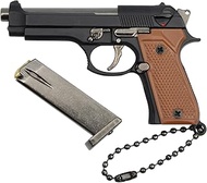 Gunyoo 92F Mini Pistol Keyring 1:3 Model Tactical Pistol Shape Keyring Pistol Model Keyring Ornament