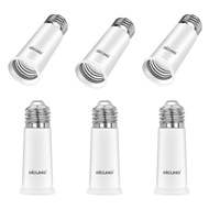 DiCUNO E26 Socket Extender, E26 Medium Screw Base, Light Socket Extender by 2.56 Inch Extension, Bul