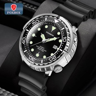 FOXBOX Top Brand Luxury Men's Quartz Watch Sports 50M Waterproof Luminous Men Wristwatch