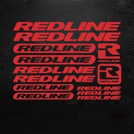 Modern Redline Bicycle Frame Vinyl Stickers Mountain Bike Decal MTB DH XC Redline Cycling Decals Racing Cycle Sticker