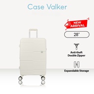 Case Valker Signature Thena 28" Unbreakable Polypropylene TSA PP Expandable Luggage Bag (28 Inches) 