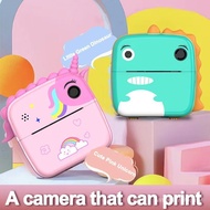 Printable New Style Small SLR Smart Cartoon Digital Can Photo Camera Polaroid Children Mini Camera H