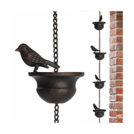 Rain Chains for Gutters Mobile Birds on Cups chain gutter relaxing melody Rain Chimes Rain Chimes gu