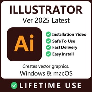 Illustrator Ver 2025 Windows/MacOS English Edition