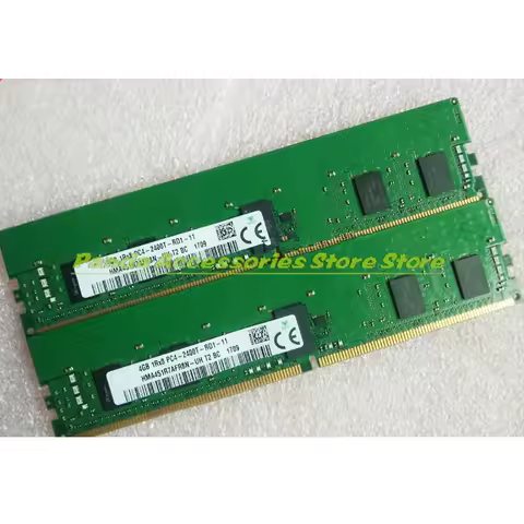 1PCS RAM 4GB 1RX8 REG Server Memory HMA451R7AFR8N-UH 4G DDR4 2400T