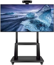 TV stands Heavy Duty Universal Rolling Mobile TV Cart With Wheels For 32-75 Inch Plasma Led Lcd TVs Wall Mount, TV Floor Stand Height Lifting, Multiple Gear Adjustment,Can Bear 150Kg beautiful